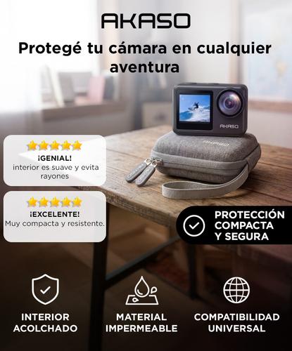 Funda Protectora Para Cámara Akaso Estuche Portátil Impermeable Interior Suave - 1
