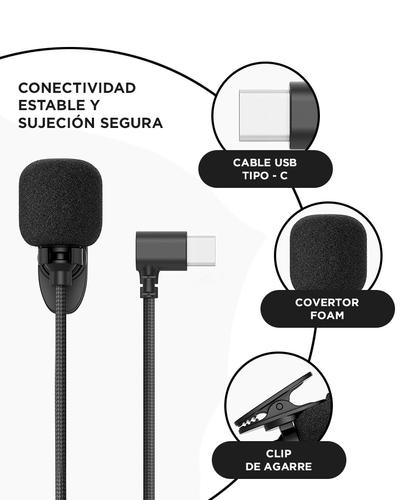Micrófono Externo Akaso USB-C Cámara Acción Adaptador Micro USB - 2