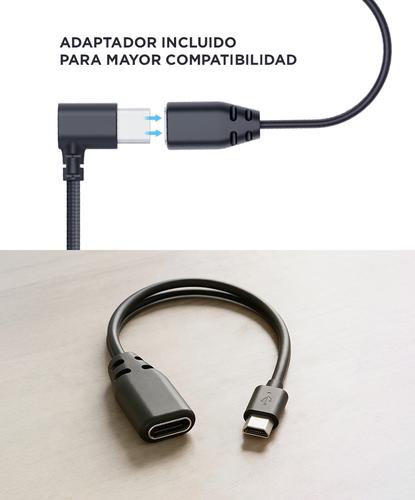 Micrófono Externo Akaso USB-C Cámara Acción Adaptador Micro USB - 3