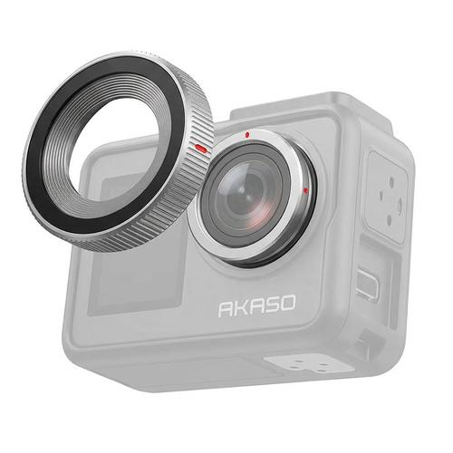 Tapa Protectora Lente Cámara Acción Akaso Brave 7 Contra Golpes y Polvo - 0