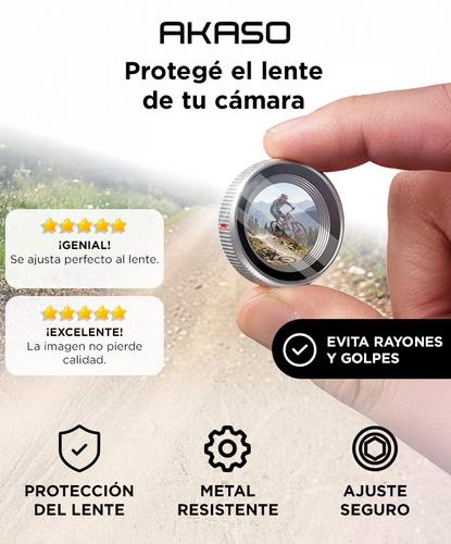 Tapa Protectora Lente Cámara Acción Akaso Brave 7 Contra Golpes y Polvo - 1
