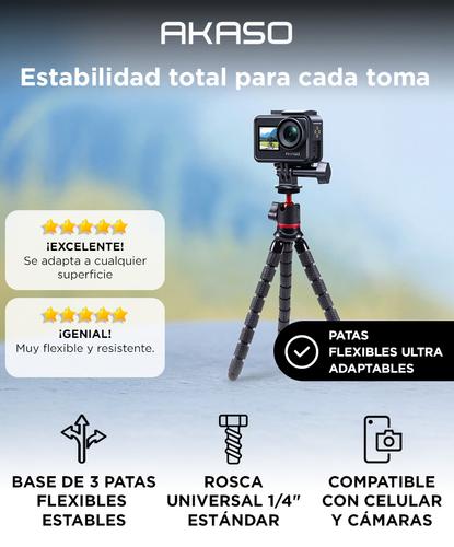 Trípode Flexible Akaso Para Cámara de Acción y Celular - 1