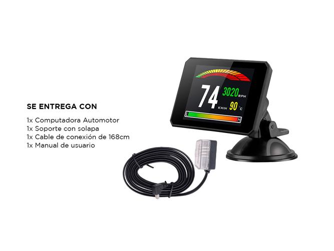 Computadora Automotor Universal Gadnic Reloj Temperatura Motor Obd2 - 5