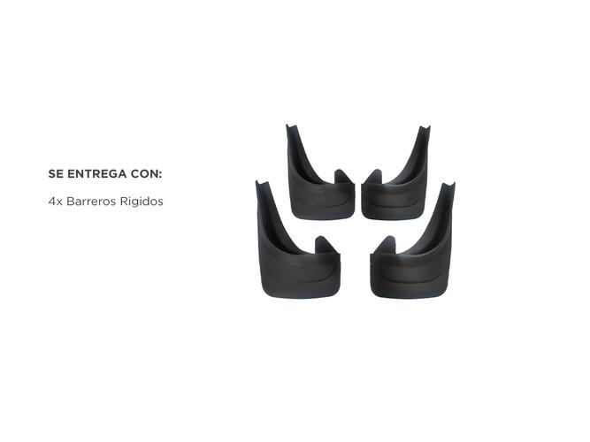 Juego X4 Barreros Rígidos Universales Gadnic FSX4-U Delanteros + Traseros - 5