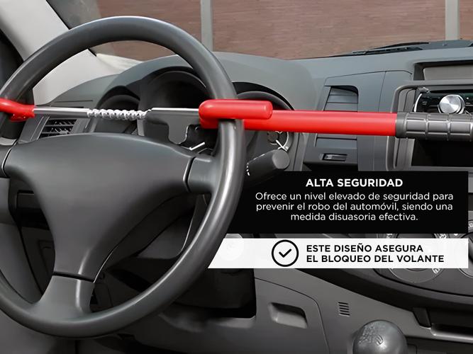 Traba Volante Gadnic Antirrobo Universal Para Auto Camioneta - 2