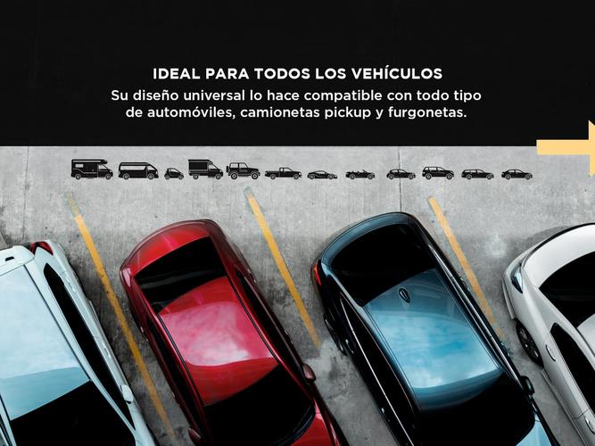 Traba Volante Gadnic Antirrobo Universal Para Auto Camioneta - 3