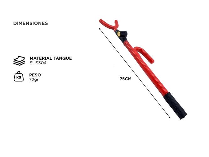 Traba Volante Gadnic Antirrobo Universal Para Auto Camioneta - 4