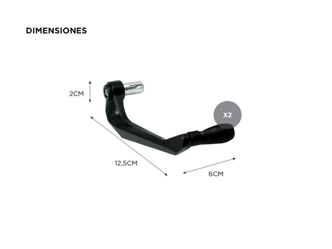 Cubre Manijas Gadnic Protector para Freno y Embrague de Moto - 3