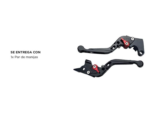 Manijas de Embrague y Freno Rebatibles Para Bajaj Dominar 400  250  NS - 4