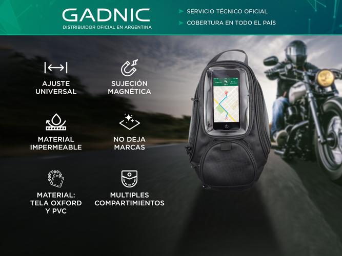 Bolso De Tanque Para Moto Gadnic TB500-S Magnético Con Compartimento Para Celular - 1