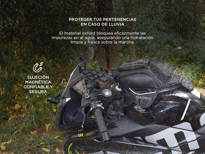 Bolso De Tanque Para Moto Gadnic TB500-S Magnético Con Compartimento Para Celular - 3