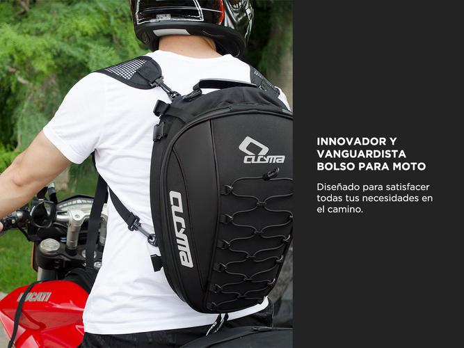 Bolso Trasero Para Moto Cucyma CB-20808 Mochila Porta Casco Semi Rígido Impermeable - 2
