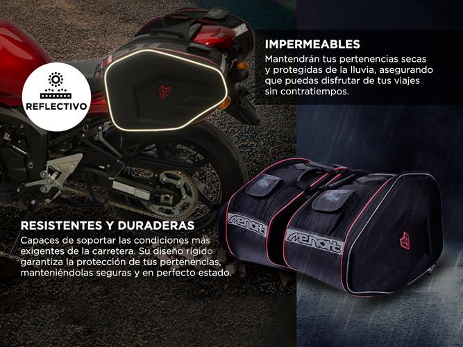 Alforjas Rígidas Impermeables y Expandibles MENAT MB-016 Para Moto - 3