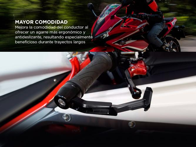 Cubre Manijas Freno y Embrague de Moto Gadnic BWQ-002 Universal De Aluminio - 2
