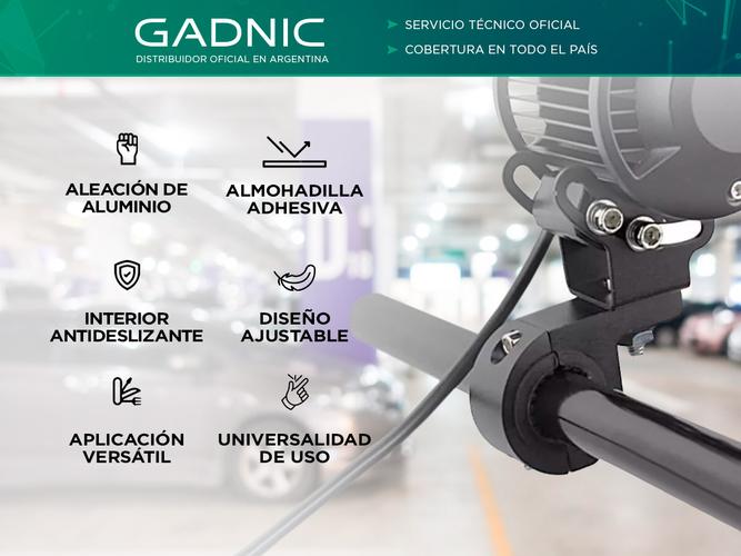 Soporte Faro Auxiliar Gadnic HK-S Universal De Aluminio 22mm a 32mm - 1