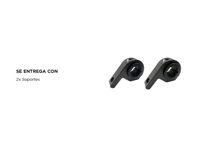 Soporte Faro Auxiliar Gadnic HK-S Universal De Aluminio 22mm a 32mm - 4