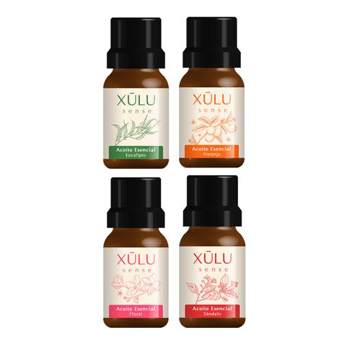 Pack X4 Aceites humidificadores Xúlu XL400 Esenciales Para Hornito  - 0