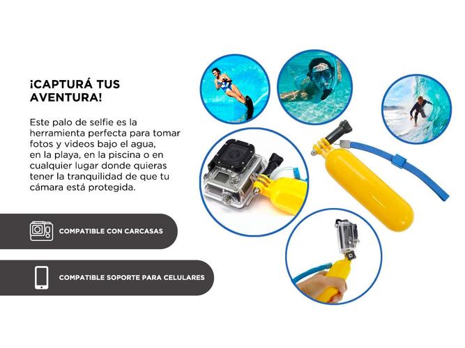 Mango Para Cámaras Gadnic Flotante Gopro Hero - 2