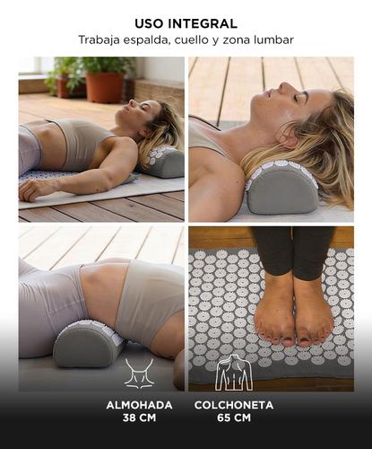 Colchoneta De Acupresión Gadnic Con Almohada Relajación Muscular Alivio Tensión Corporal - 3