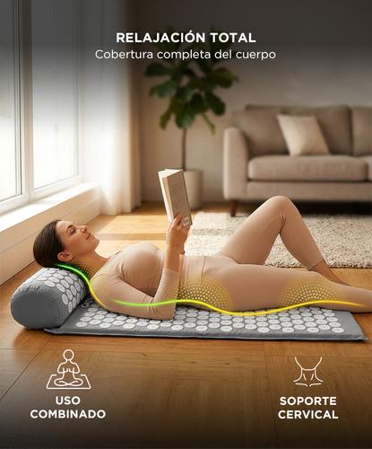 Colchoneta De Acupresión Gadnic Con Almohada Relajación Muscular Alivio Tensión Corporal - 4