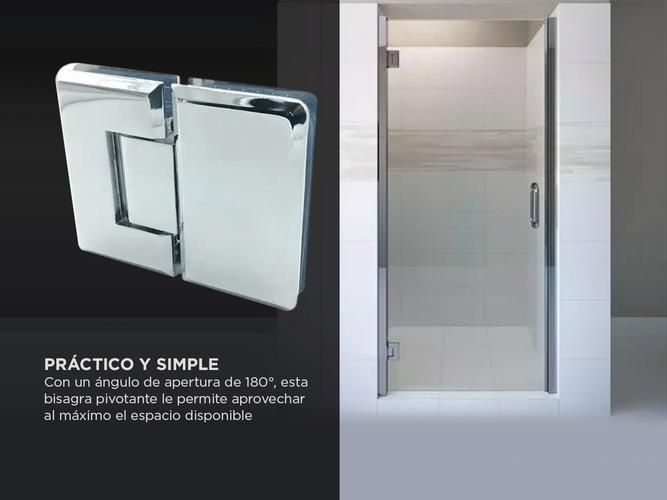 Bisagra para Puertas de Vidrio Gadnic BISA 180° Mampara  - 2