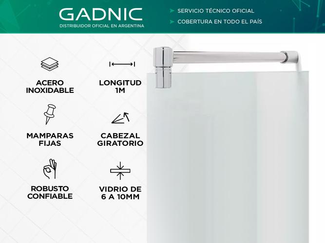 Brazo Tensor 1 Metro Gadnic Sopo Soporte Mamparas - 1