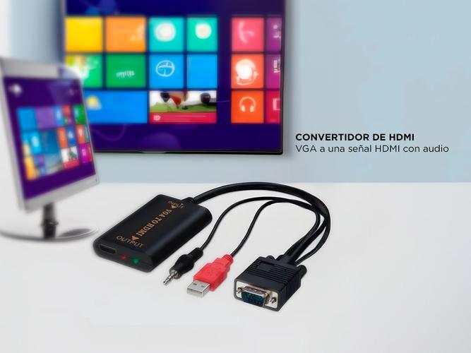 Adaptador de VGA a HDMI - 2