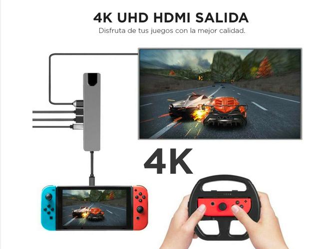 Adaptador USB C Hub Para Mac Apple 6 en 1 - 4