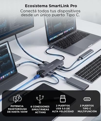 Adaptador USB C Hub Para Mac Apple 6 en 1 - 2