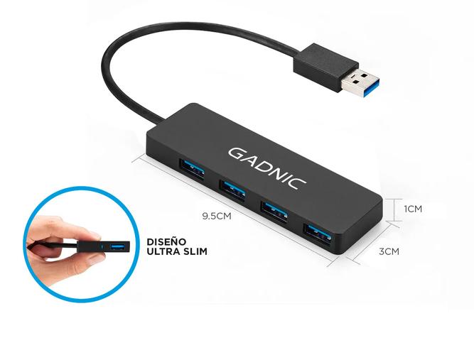 Adaptador Hub Gadnic 4 Puertos USb - 4