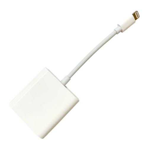 Adaptador para iPhone iPad Lightning Gadnic Usb Cámara Y Carga - 0