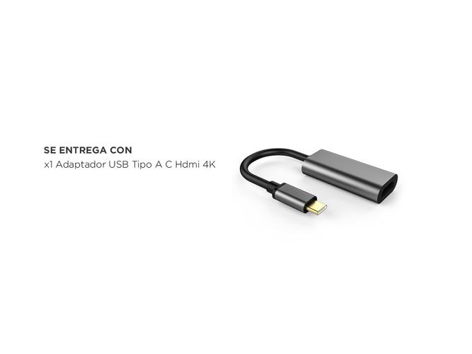 Adaptador USB Tipo A C Gadnic HB-RJ27 Hdmi 4k - 4