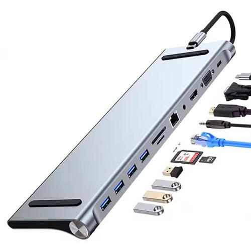 Adaptador Hub Gadnic 11 Puertos Para Mac y Pc - 0