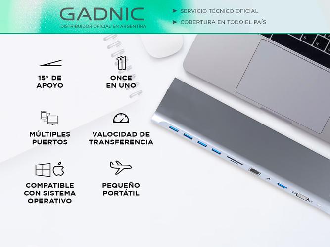 Adaptador Hub Gadnic 11 Puertos Para Mac y Pc - 1