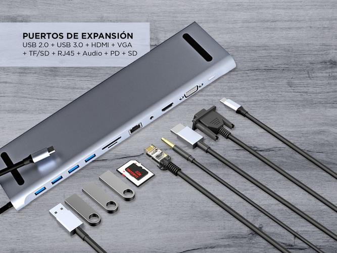 Adaptador Hub Gadnic 11 Puertos Para Mac y Pc - 3