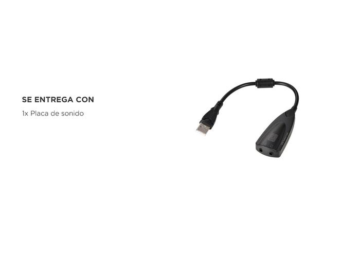 Placa de Sonido Gadnic Adaptador con USB - 4
