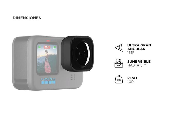 Lente GOPRO MAX LENS MOD HERO 9 10 11 - 5