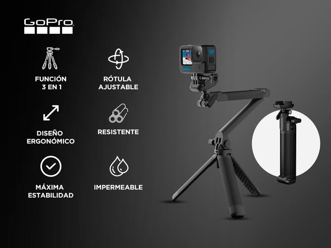 Trípode 3 Way 2.0 GoPro 3En1 - 1