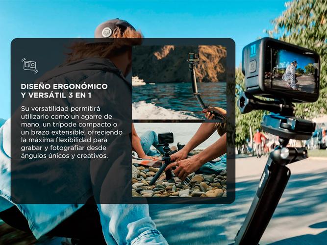 Trípode 3 Way 2.0 GoPro 3En1 - 2