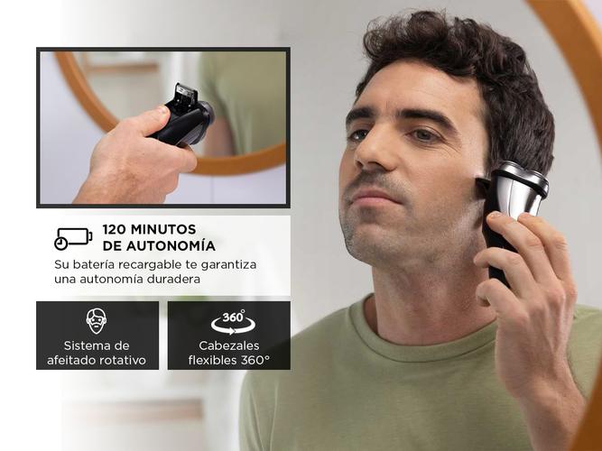 Afeitadora Philco Electrica Titanium Wet & Dry 360° AE5405PP - 3