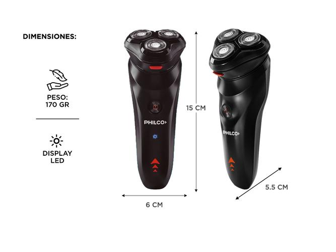 Afeitadora Philco AE5105PP Electric Shaver Lithium  - 4