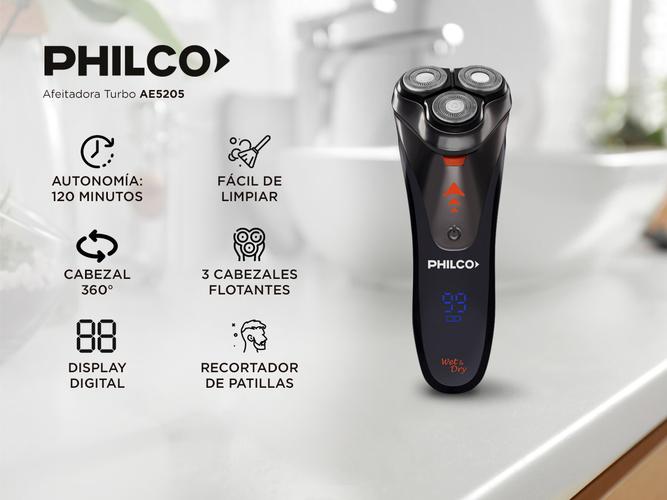 Afeitadora Philco Ae5205 Cabezal Flotante Humedo o seco - 1
