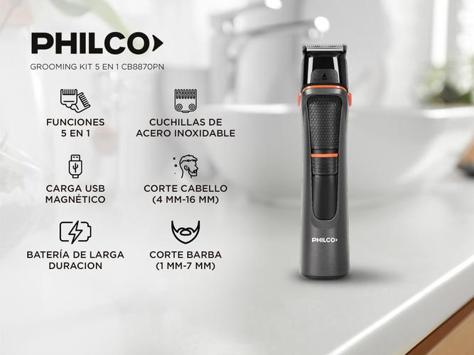 Afeitadota Recortadora Philco CB8870PN Grooming Kit 5 en 1  - 1