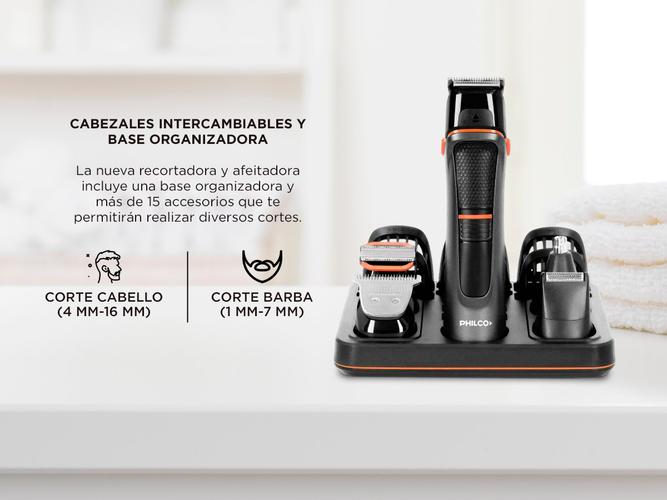 Afeitadota Recortadora Philco CB8870PN Grooming Kit 5 en 1  - 2