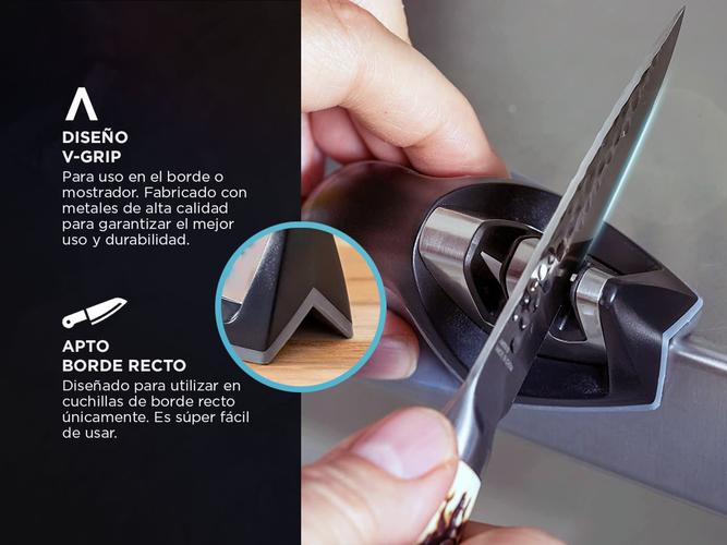 Afilador de Cuchillos Gadnic DMJG7 de 2 Etapas  - 2