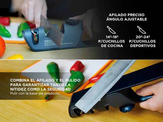 Afilador De Cuchillos Gadnic Con Ángulos Ajustables - 3
