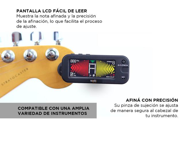Afinador Tipo Clip Musedo T90RC Display LCD - 3
