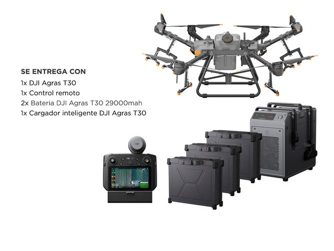 Kit Drone DJI agras T30 Fumigador 30 litros + 3 baterías + cargador - 6