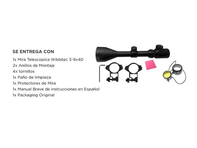 Mira Telescópica Wildstec 3-9X40 - 6
