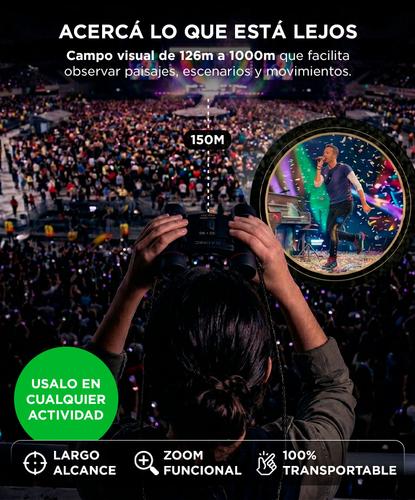 Binoculares Gadnic 30x60 Tamaño Mini Hasta 1000mts Ángulo de 7,2° - 2